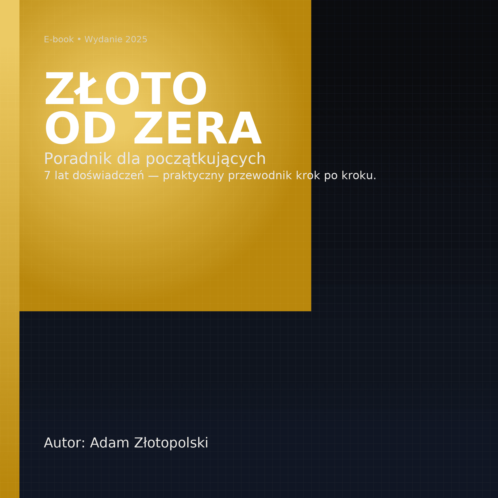 Złoto od Zera - okładka e-booka
